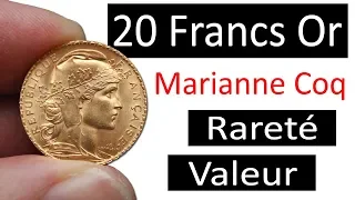 20 francs Marianne Coq: rarity and value