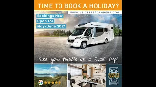 Auto Roller 707 Tour by Leicester Campers, the best company for Motorhome hire midlands.