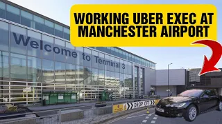 Working Uber Exec at Manchester Airport in my Tesla Model S