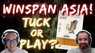 Wingspan Asia birds review & first impression | Tuck or play? Part 1 ft. @WinginitWingspan