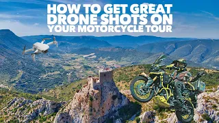 Great drone footage on the motorcycle tour