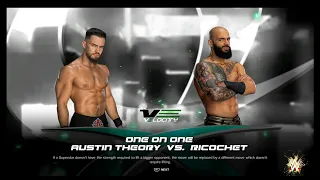 WWE 2K24: Austin Theory vs Ricochet