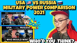 USA vs RUSSIA MILITARY POWER COMPARISON 2021-WHICH COUNTRY YOU PREFER MOST? (REACTION)