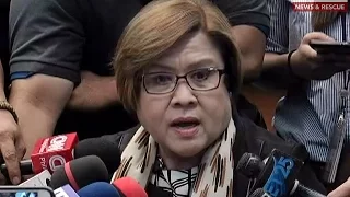 DOJ files case vs. De Lima for 'disobedience to summon'