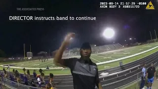 Band director stunned and arrested by police while refusing to stop school band performance