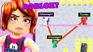 DESAFIO EM FAMÍLIA presos por uma corda! (Roblox Together)