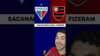 Olha a cagada que fizeram no jogo do Flamengo e Fortaleza
