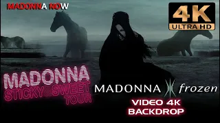 MADONNA - FROZEN - BACKDROP STICKY & SWEET TOUR - 4K REMASTERED 2160p 60fps - UHD