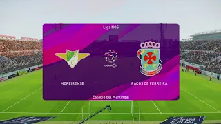 Moreirense vs Paços Ferreira | PES 20 Liga NOS Live Gameplay