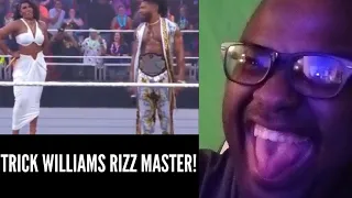 WWE NXT Trick Williams and Lash Legend Promo Reaction! RIZZ LEVEL 100!