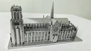 Building Notre Dame Cathedral in Paris by Metal