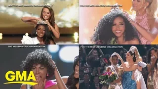 Historic black girl magic as 4 black women hold titles of 4 major pageants l GMA