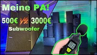 Meine PA-Systeme | SUBWOOFER VERGLEICH! db VIO S118r unboxing | FAME Discovery 18AS DSP| db SUB 615