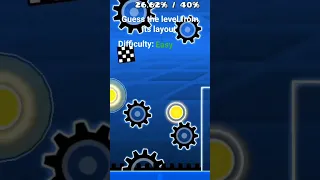 guess the level from it's layout (geometry dash)