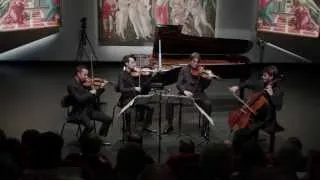 The Ebène Quartet plays Mozart quartet Nr.16 Eb major