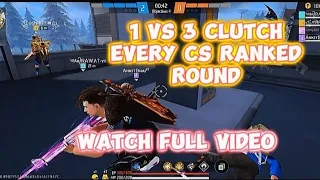 1v3 Clutch Every Round's | Playing 24 Hour Nonstop for Grandmaster in cs rank - ANKIT RAJBHAR FF