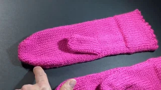 Knitting Machine Mid-gauge Brother KX 350 or LK 150 Mittens Tutorial