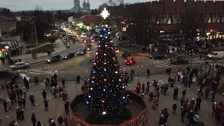 Відкриття  Ялинки у Надвірній 18. 12. 2020