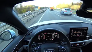 2023 Audi A4 Avant 35 TDI - short test drive | POV