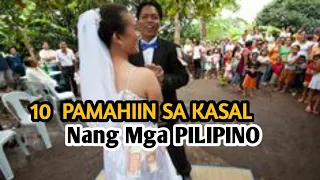 Naniniwala kaba sa SAMPUNG PAMAHIIN sa kasal ng mga Pilipino?