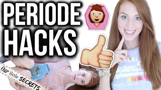 10 PERIODE HACKS die JEDES MÄDCHEN kennen sollte! ♡ | LaurenCocoXO