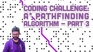 Coding Challenge 51.3: A* Pathfinding Algorithm - Part 3