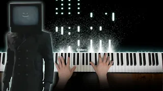 TV Man Theme - Skibidi Toilet (Piano Cover)