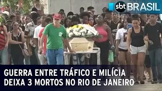 Guerra entre tráfico e milícia deixa 3 mortos no Rio de Janeiro | SBT Brasil (13/06/23)