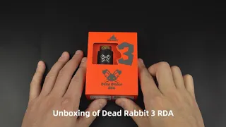 Dead Rabbit 3 RDA Unboxing