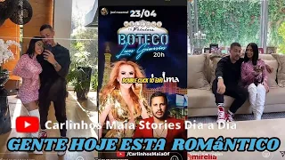 Carlinhos Maia Stories -GENTE HOJE ESTA ROMÂNTICO MIRELLA E CARLINHOS MAIA ESTÃO ARRAZANDO JUNTOS