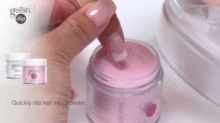 Gelish Dip Tutorial: French Manicure Application with Nail Tips