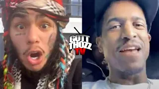 6ix9ine 🌈🐁 Disses KING VON goes live Makes Fun of LIL REESE 💩 🔫for SHITTING his pants