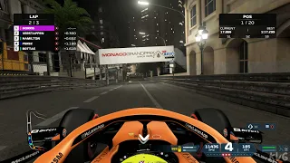 F1 2021 - Circuit de Monaco (Monaco Grand Prix) - Night Gameplay (PS5 UHD) [4K60FPS]