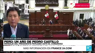 Informe desde Lima: el discurso de Pedro Castillo tras su primer año de Gobierno