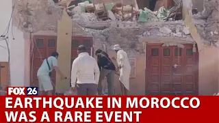 Earthquake in Morocco was a rare event