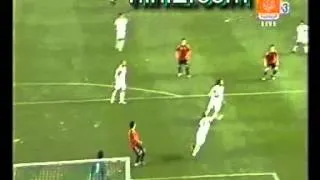 Villa goal vs italy