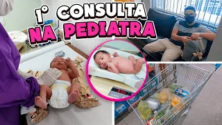 VLOGÃO PRIMEIRA VEZ SAINDO SEM A JADY | CONSULTA COM A PEDIATRA | UMBIGO DA JADY CAIU | VANROMUALDO