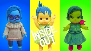 Play Doh "INSIDE OUT"  Joy, Sadness,Disgust (Toddler Doll)  Inspired Costumes