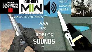 COD MW3/2 gun animations with sounds from phantom forces