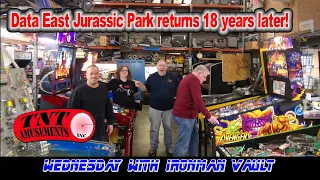 Live at 9pm Wednesday! Data East JURASSIC PARK Returns to TNT 18 years later!