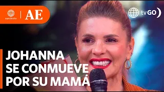 Johanna San Miguel se conmueve con mensaje de su mamá y hermanos | América Espectáculos (HOY)