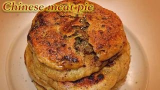 Tasty Chinese Pan Fried Meat Pie