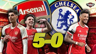 ARSENAL 5-0 CHELSEA: Havertz haunts former club, Trossard again & White's brace!