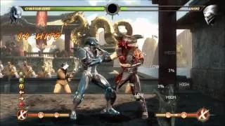 Mortal Kombat 9 - Cyber Sub Zero's combo compilation