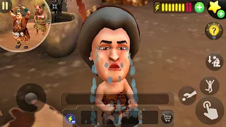 Scary Teacher 3D Stone Age Special Episode Shock Miss T with baby news - Funny Gameplay