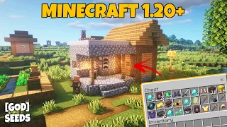 🔥[GOD SEED] Minecraft pe 1.20 | High loot and Giant Cherry Blossom village