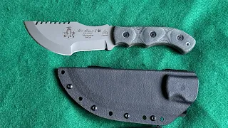 TOPS: #3 Tracker knife in 154CM Steel.