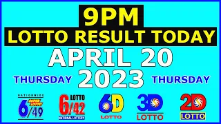 9pm Lotto Result Today April 20 2023 (Thursday)