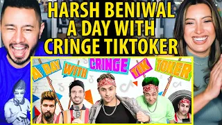 HARSH BENIWAL | A Day With Cringe TikToker | Reaction by Jaby Koay & Natasha Martinez!