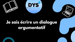 FRANCAIS - 4EME 3EME - Je sais écrire un dialogue argumentatif
